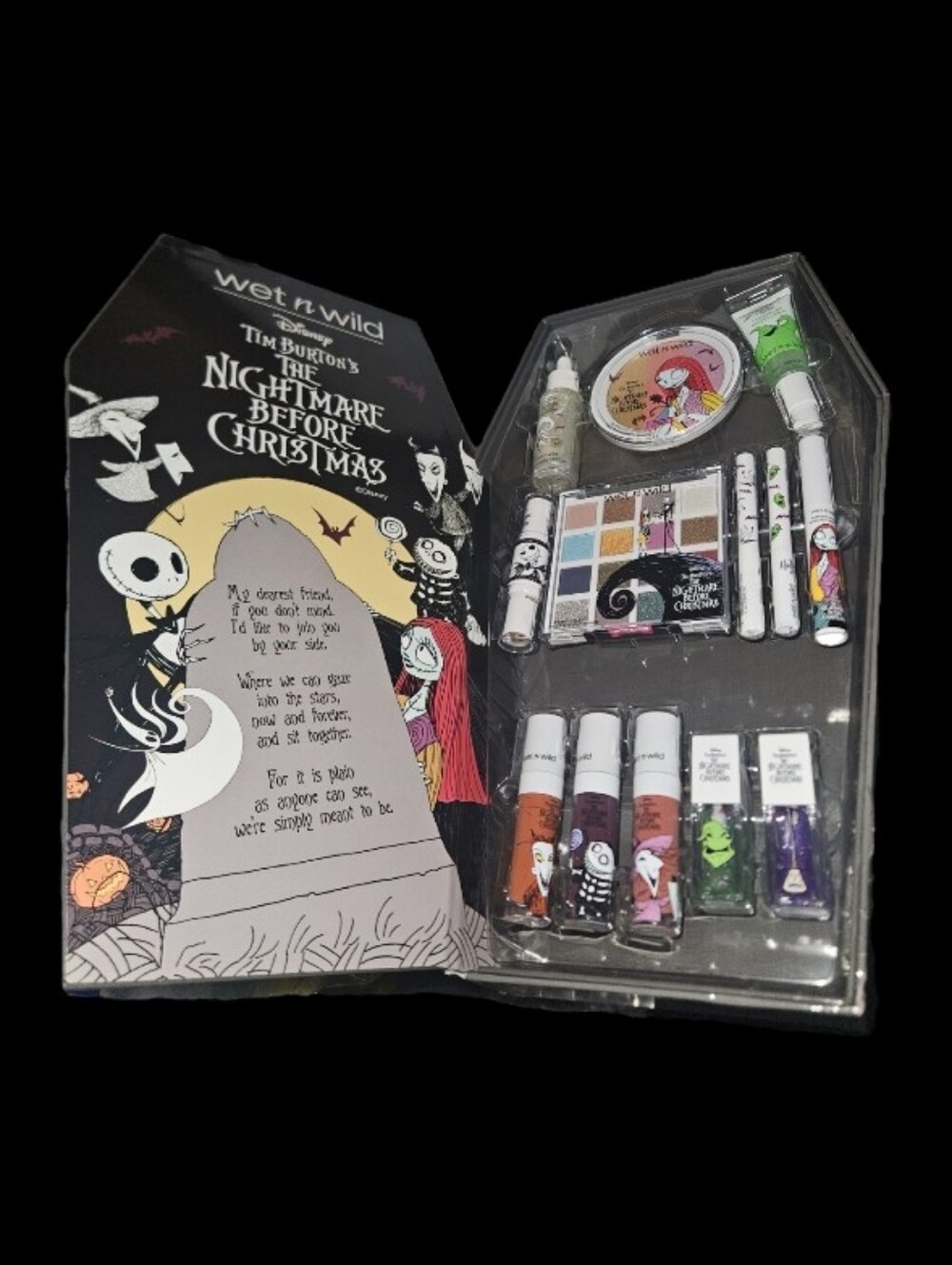 Wet n Wild Disney Nightmare Before Christmas Limited Edition PR Box Coffin-Shape
